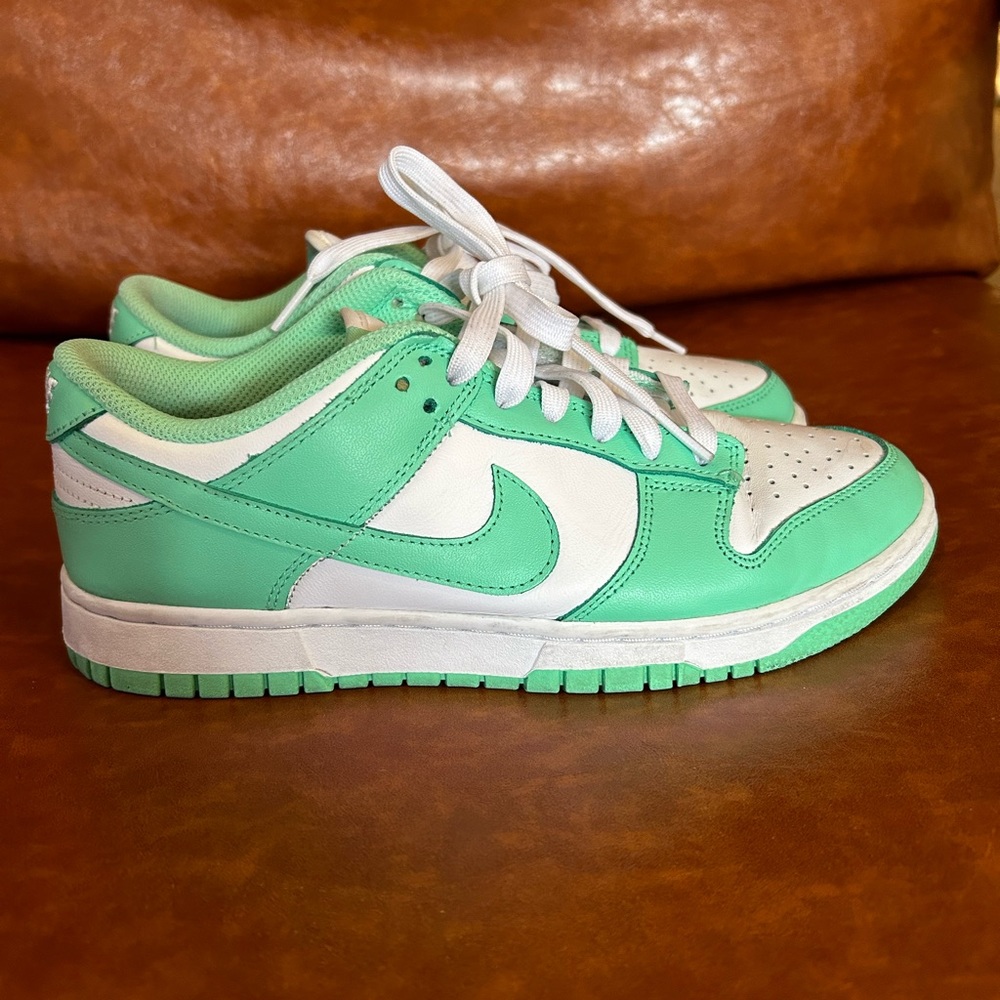 Nike Dunk Low “Green Glow” Size W/8 M/6.5